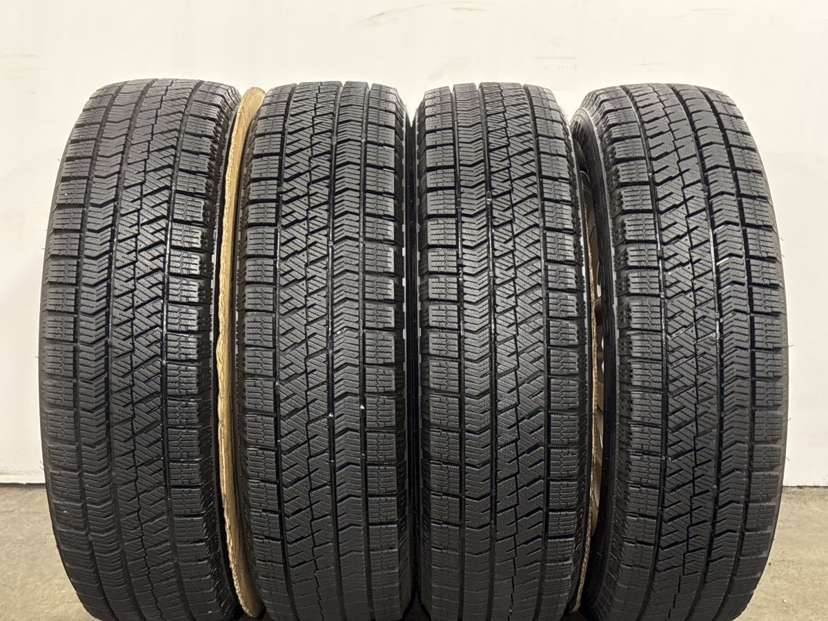 バリ溝】バルミナ 14in 4.5J+45 PCD100 ブリヂストン ブリザック VRX2