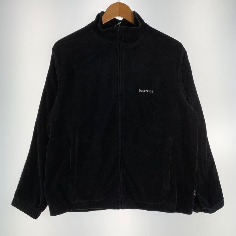 【なふた☆】Supreme 黒 ベロアジップアップジャケット XL 中古品】 SUPREME シュプリーム STUDDED VELOUR TRACK JACKET スタッズ