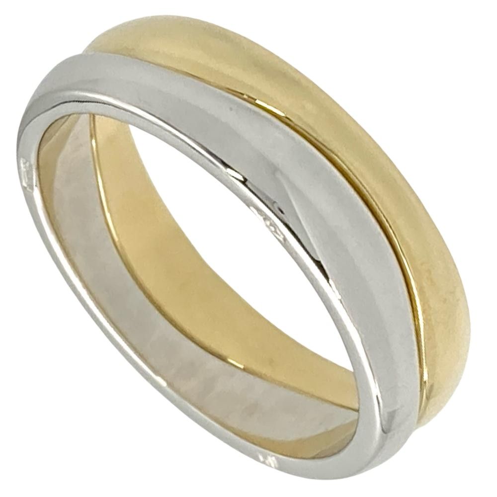カルティエ Cartier ラブ ミー リング 指輪 #50 K18YG 5.9g K18WG イエローゴールド ホワイトゴールド レディース【中古】