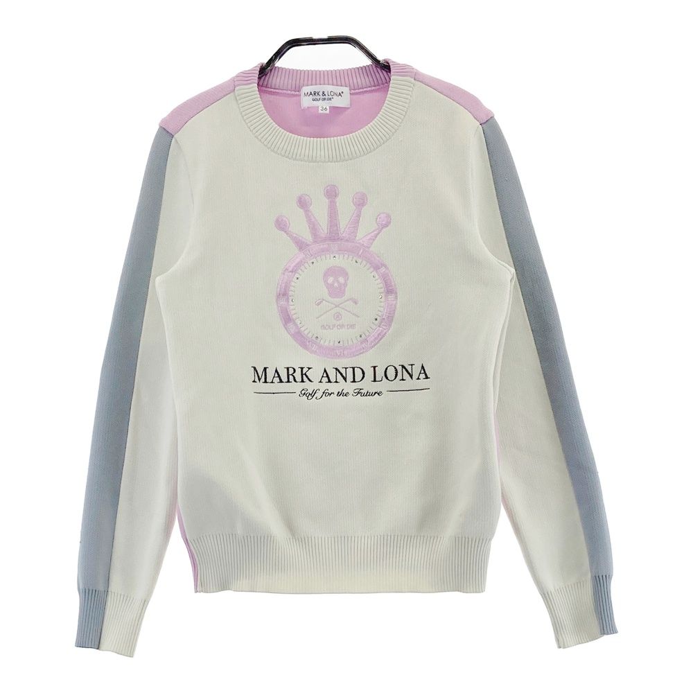 MARK&LONA 長袖セーター 36 アイボリー サイズ：36 MARK&LONA マークアンドロナ 長袖ニットセーター ホワイト