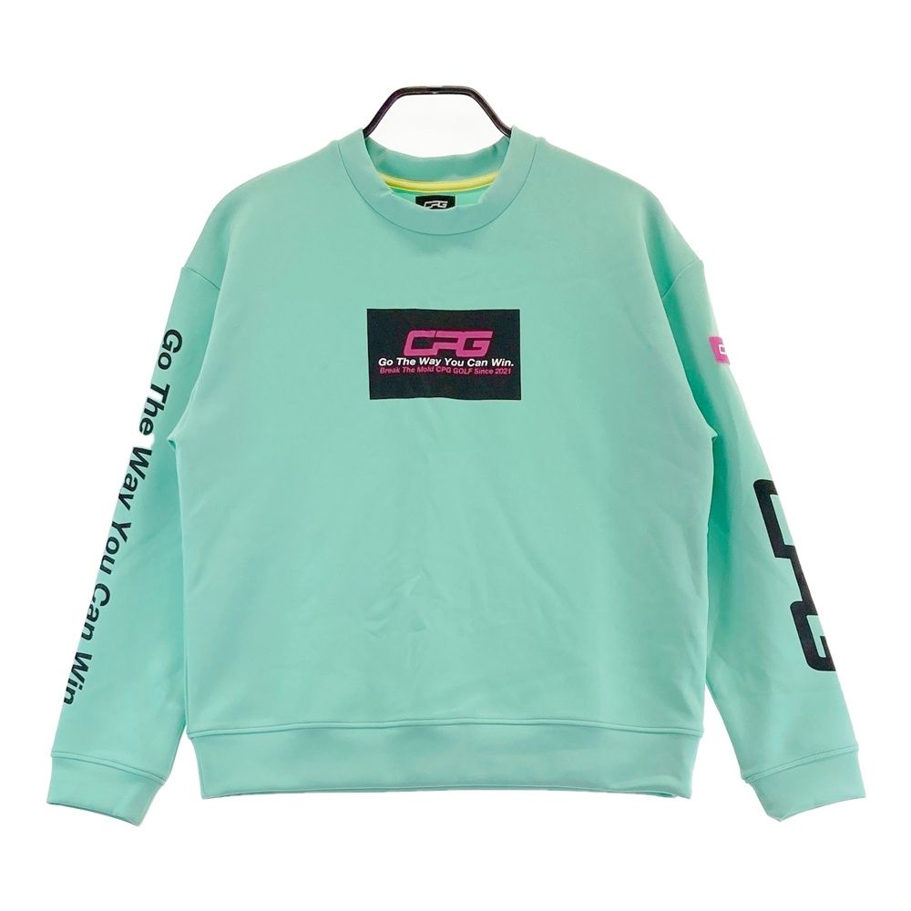 サイズ：L CPG GOLF シーピージーゴルフ スウェット トレーナー グリーン系 [240101636755] ゴルフウェア レディース ストスト