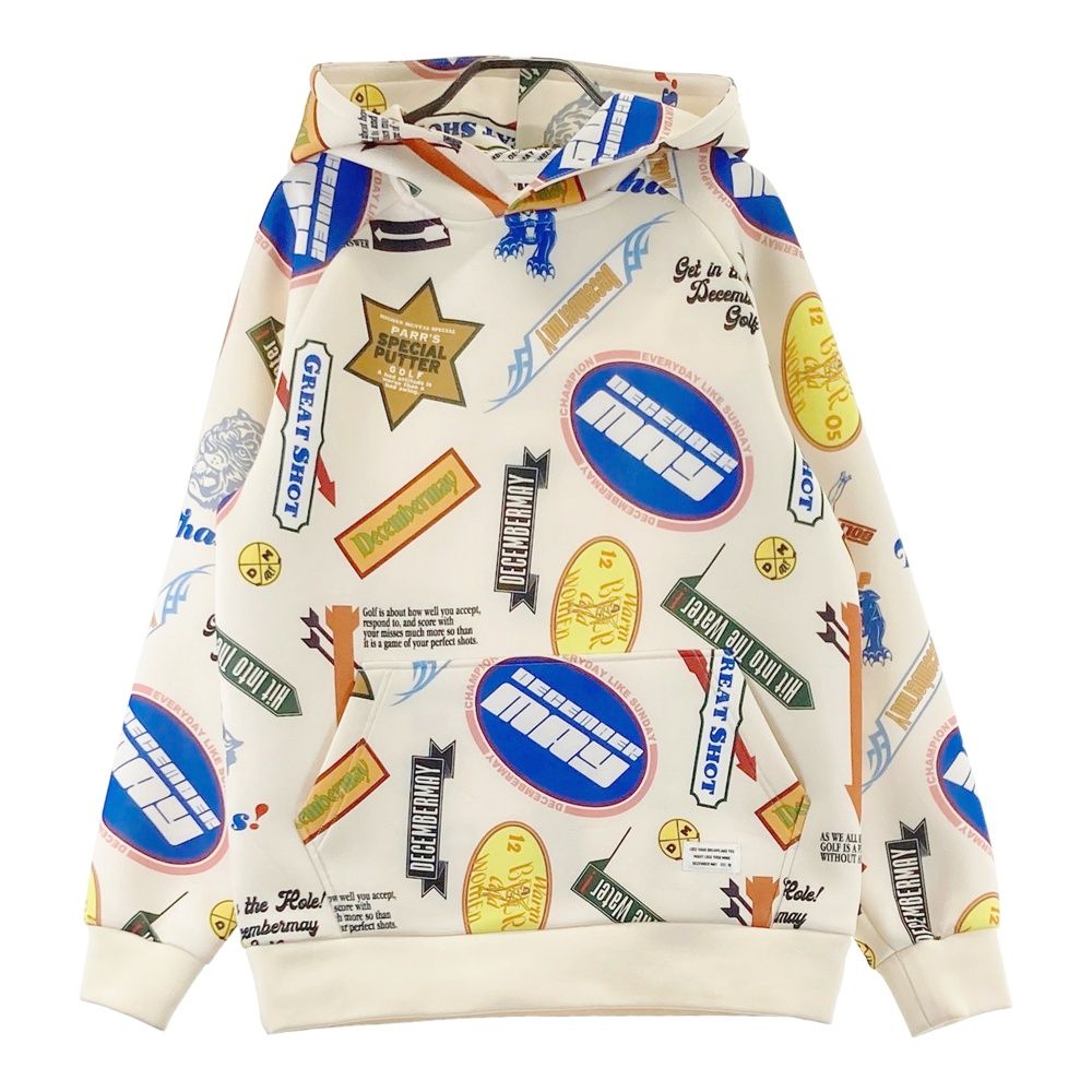 サイズ：UNISEX1 DECEMBERMAY ディセンバーメイ パーカー 総柄
