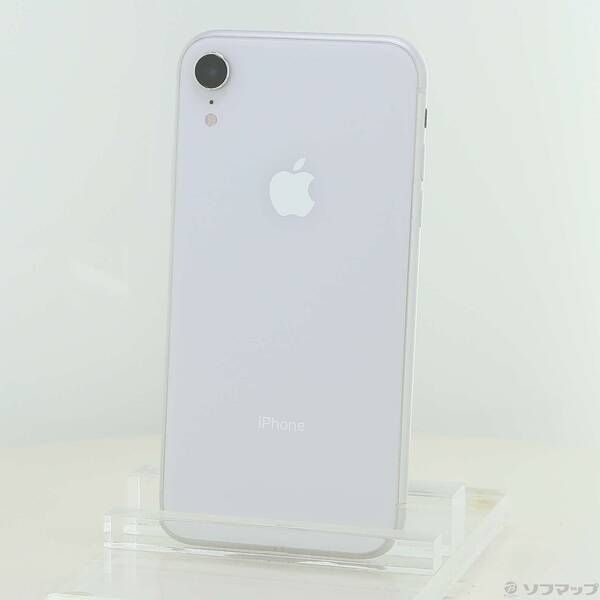 ソフマップ 〔中古品〕 iPhoneXR 64GB ホワイト MT032J／A SIMフリー【348】