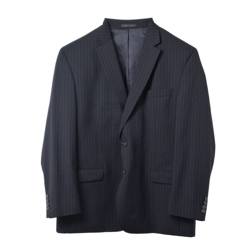 RALPH LAUREN ストライプ ウール 3ピース セットアップ スーツ
