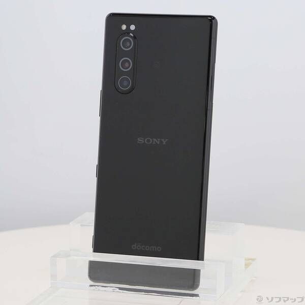 ソフマップ 〔中古品〕 Xperia 5 64GB ブラック SO-01M docomoロック解除SIMフリー【305】