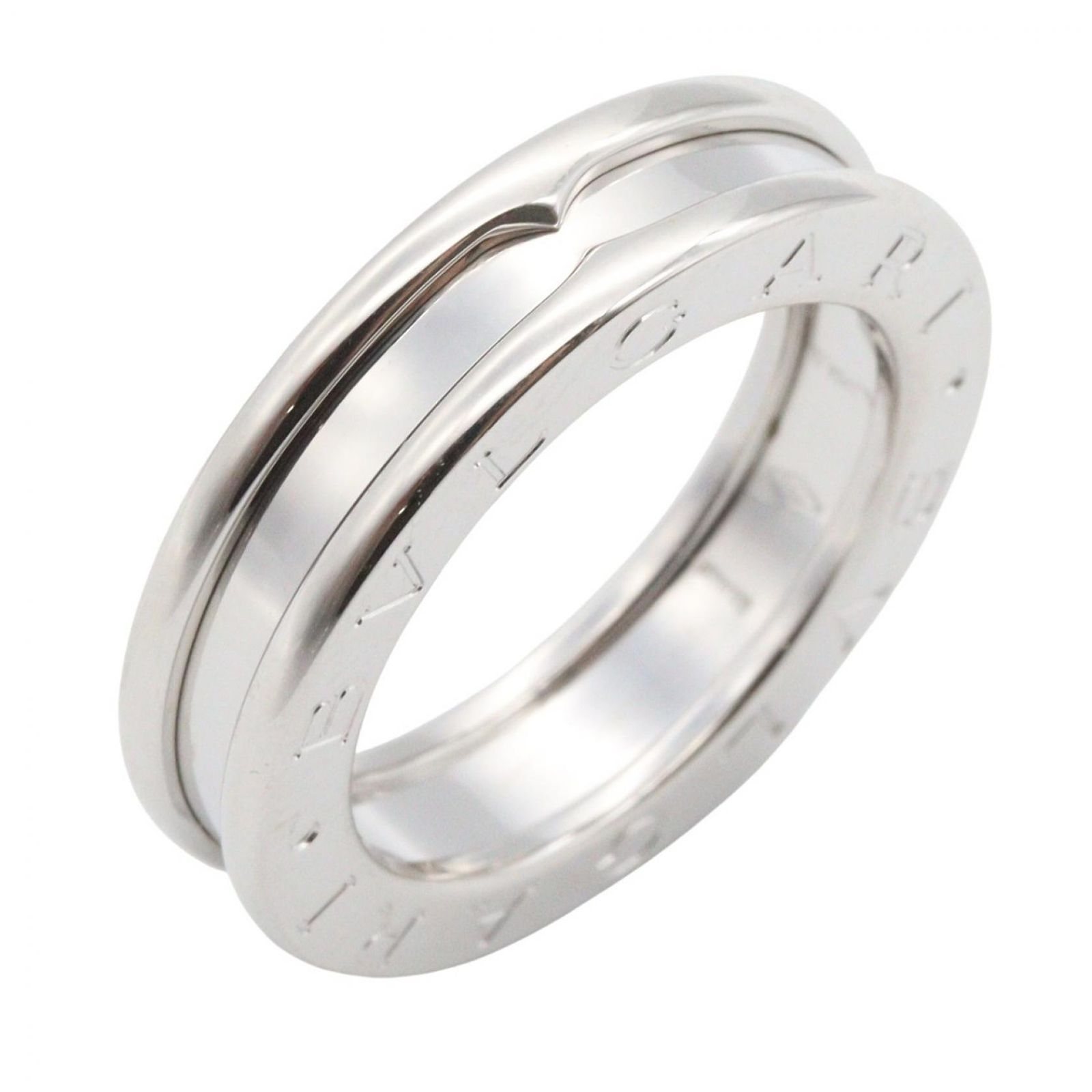ブルガリ BVLGARI リング・指輪 B-zero1 ビーゼロワン リング 1バンド 346566 K18WG（ホワイトゴールド） B-zero1 リング 1バンド ユニセックス Used A