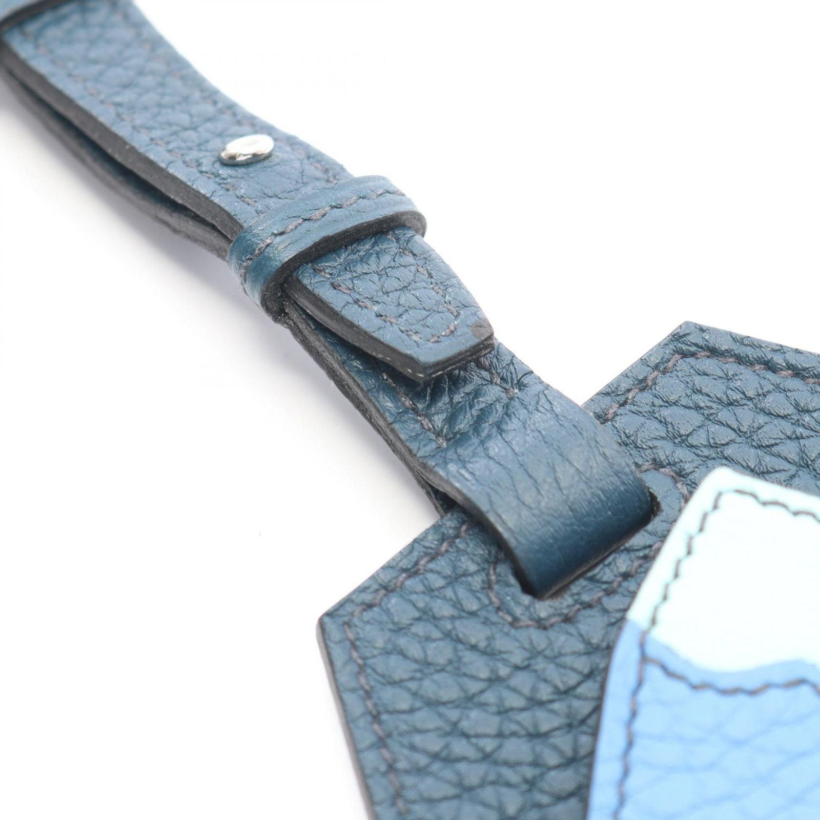 エルメス HERMES チャーム エンドレスロード ラゲージタグ ブルードゥ