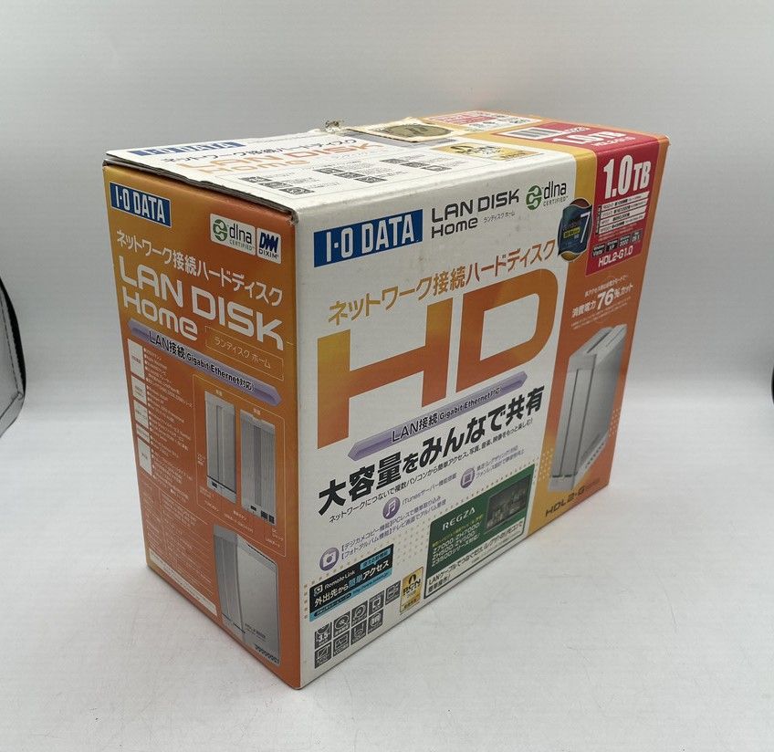 【中古品】I-O DATA アイ・オー・データHDL2-G1.0 1TB LAN接続ハードディスク NAS Windows/Mac対応 通電確認済み
