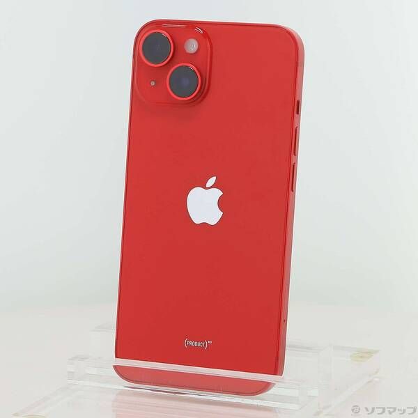 ソフマップ 〔中古品〕 iPhone14 128GB プロダクトレッド MPV93J／A SIMフリー【251】