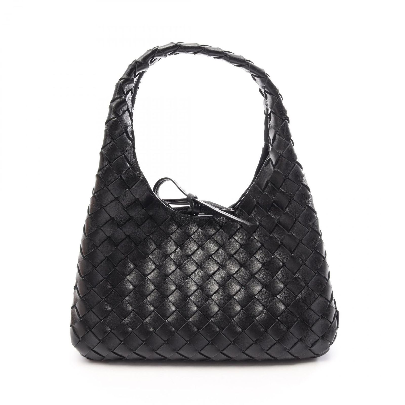 ボッテガヴェネタ BOTTEGA VENETA ハンドバッグ スモール カンパーナ 854248V4SC01019 ブラック レザー ショルダーバッグ レディース 新品