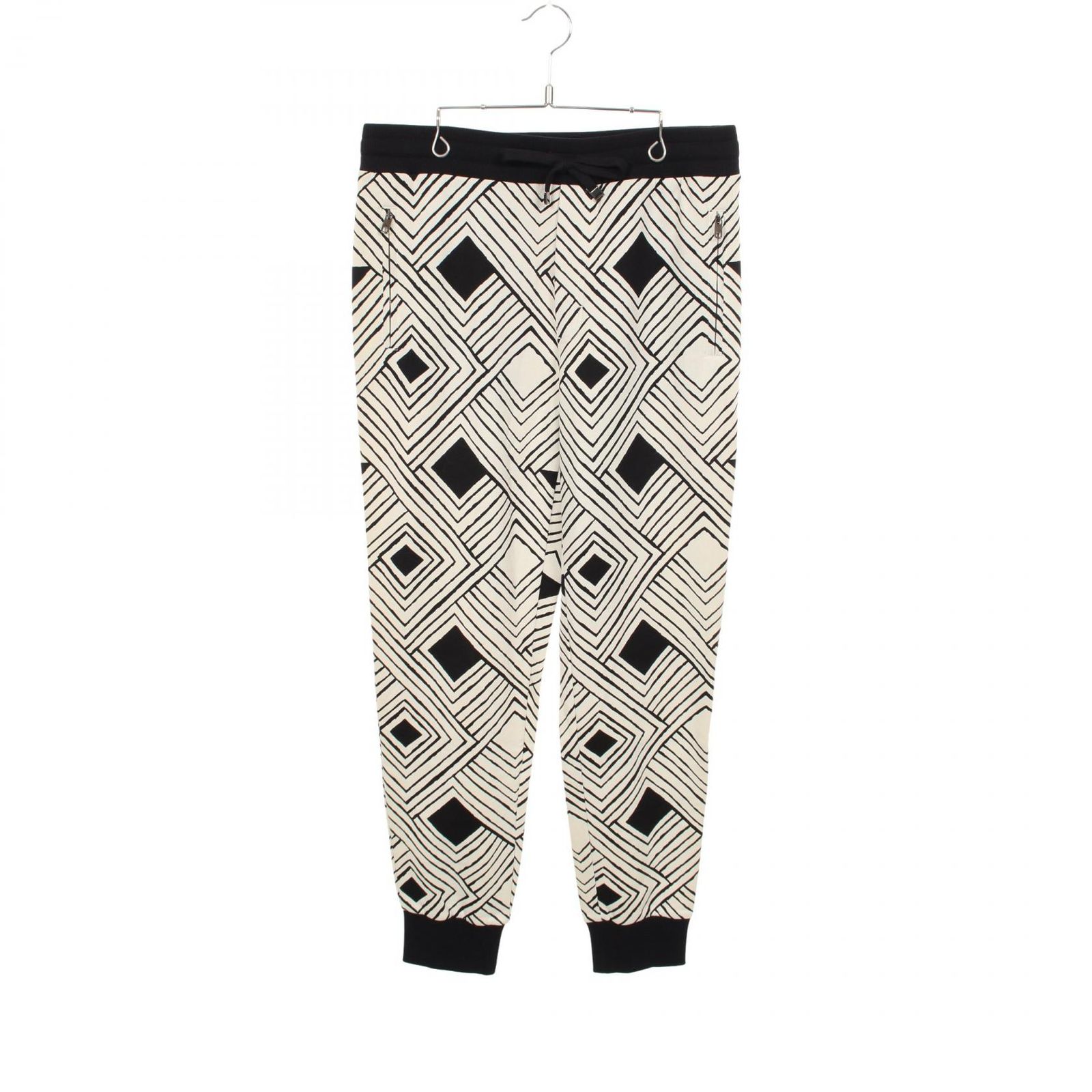 ドルチェアンドガッバーナ DOLCE & GABBANA パンツ 総柄 G6ETAT コットン スウェットパンツ メンズ Used A