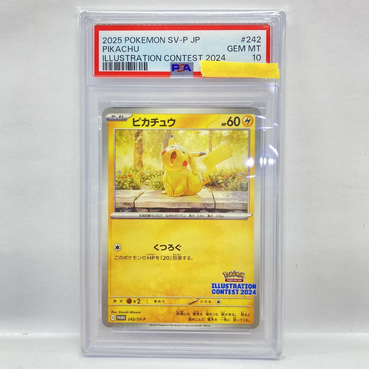 PSA10】ポケモンカード ピカチュウ PROMO プロモ 242/SV-P