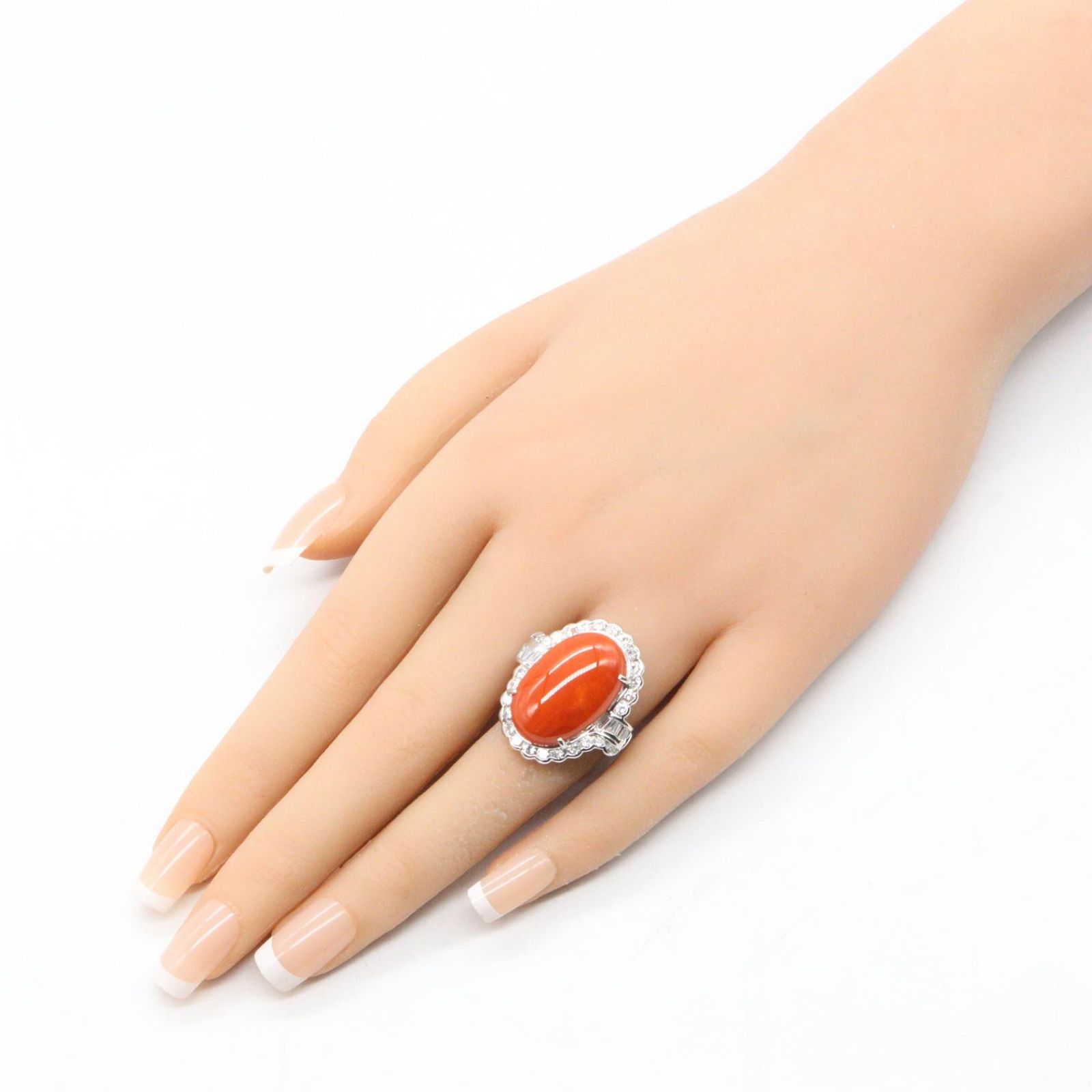 ジュエリー JEWELRY リング・指輪 珊瑚 ダイヤモンド リング 珊瑚 15.2 