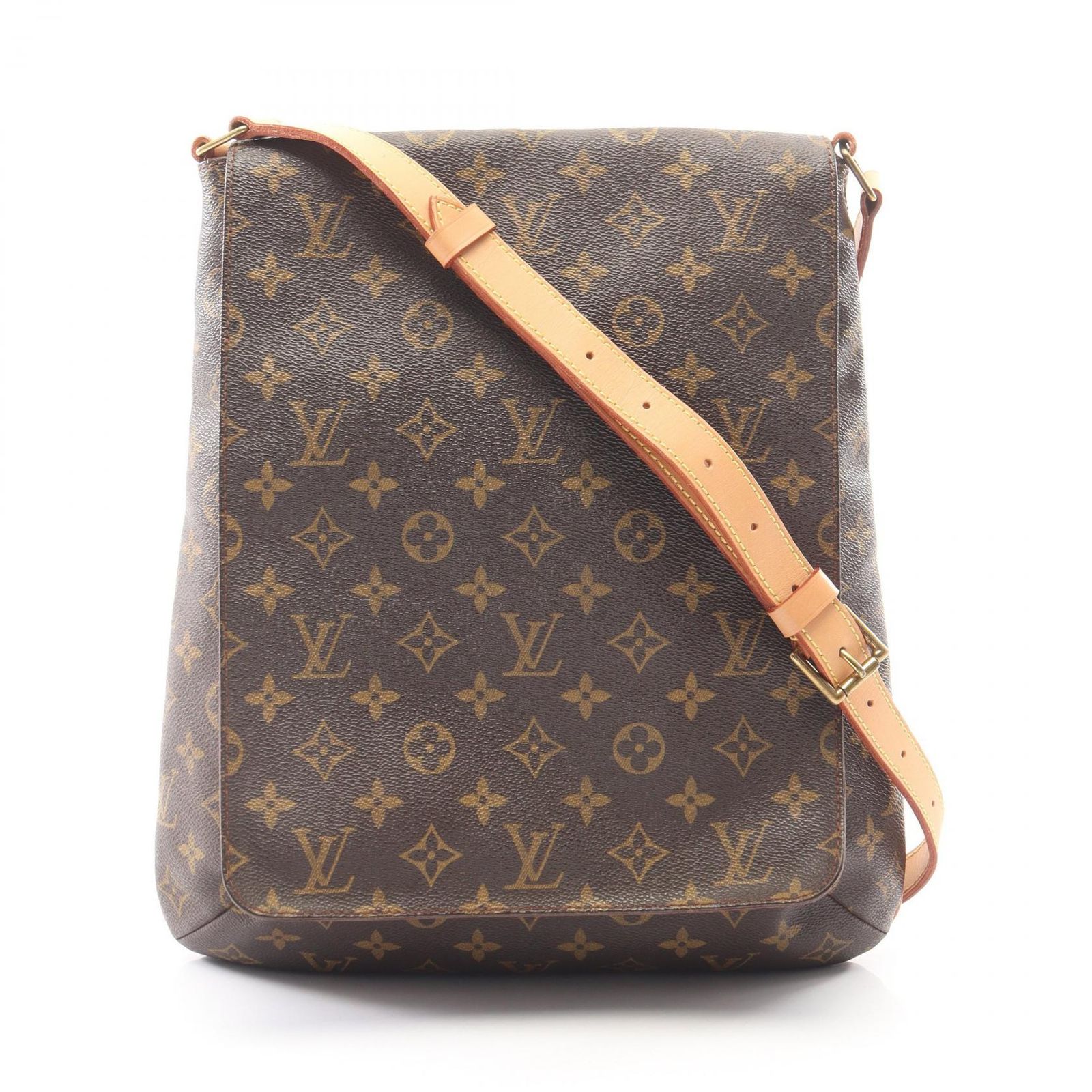 ルイ・ヴィトン LOUIS VUITTON ショルダーバッグ ミュゼット モノグラム M51256 PVCコーティングキャンバス レザー ミュゼット レディース Used A