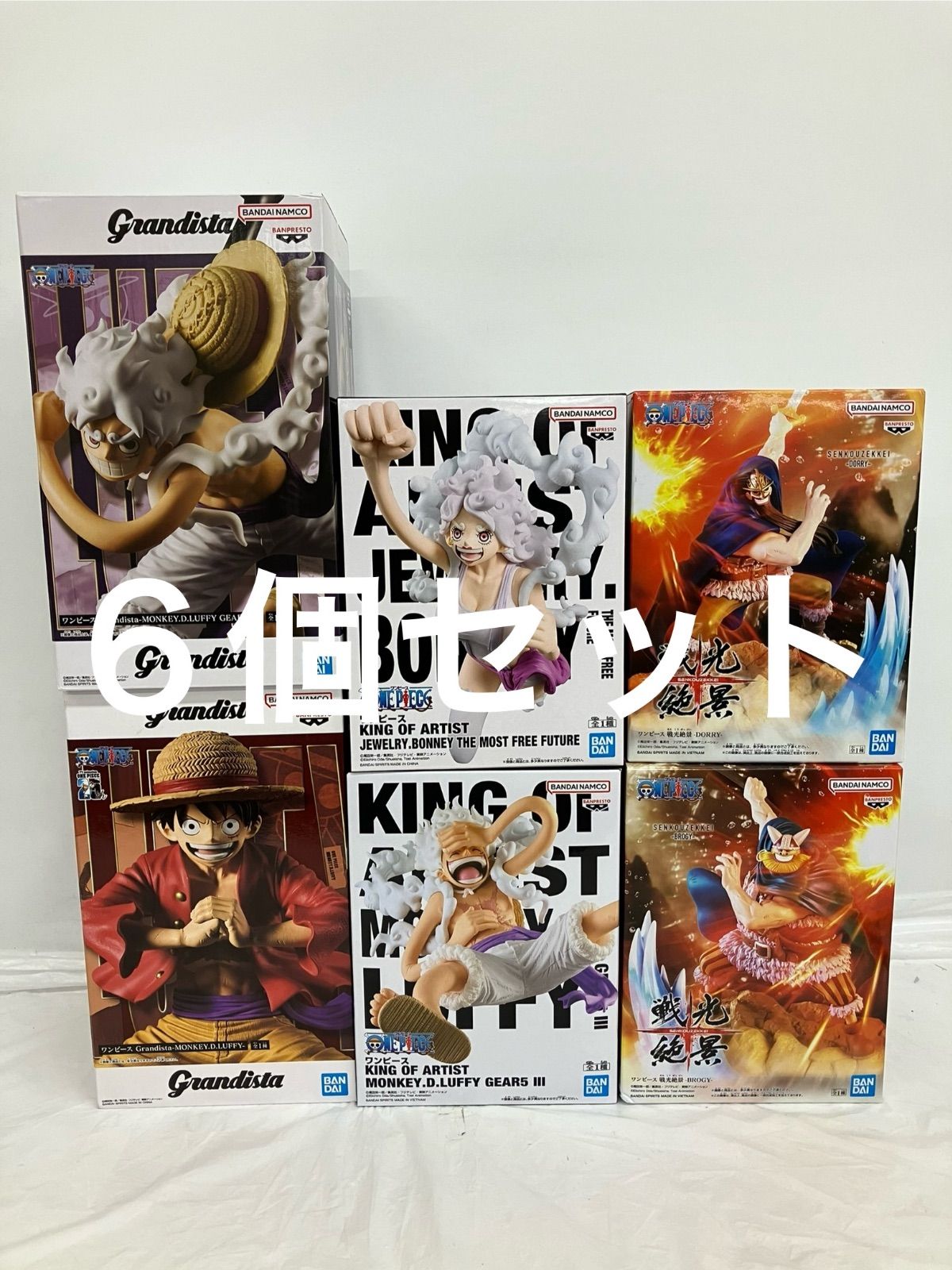 未開封 ワンピース ONE PIECE フィギュア 6種セット LF5955 f099