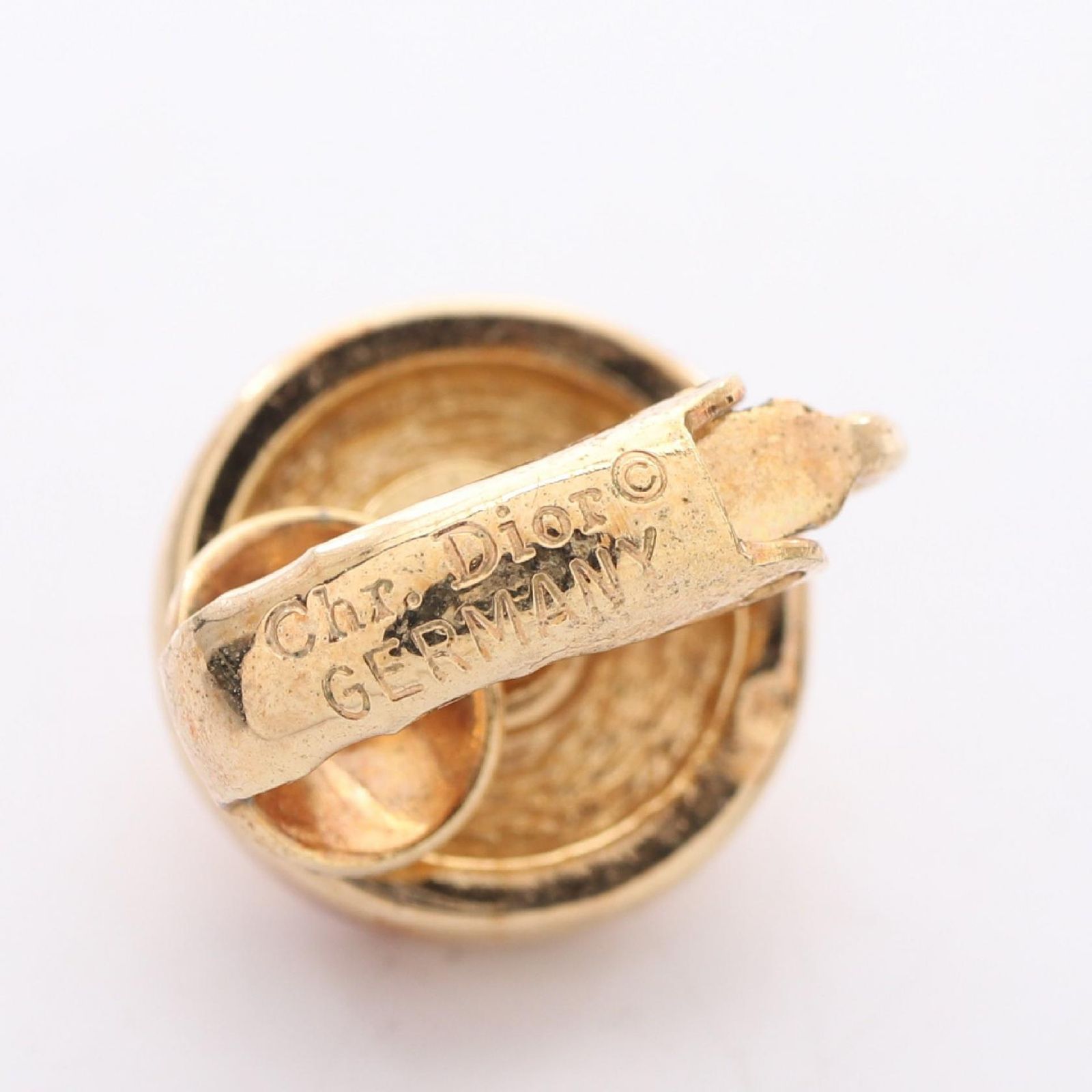 クリスチャンディオール Christian Dior イヤリング GP（ゴールドメッキ） イヤリング レディース Used B