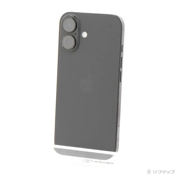 ソフマップ 〔中古品〕 iPhone16 256GB ブラック MYDW3J／A SIMフリー【198】
