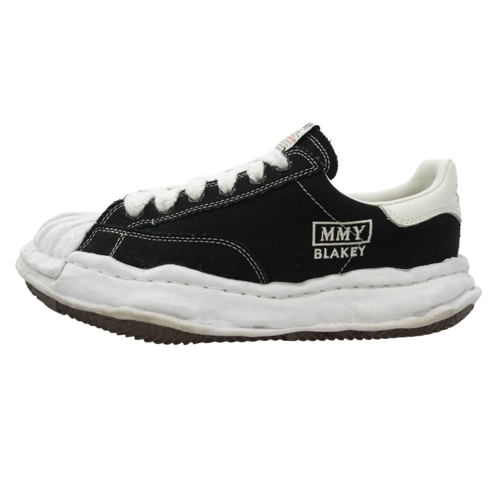 MIHARA YASUHIRO ミハラヤスヒロ A08FW735 BLAKEY OG Sole Canvas Low-top Sneaker ブレイキー OG ソール キャンバス ロートップ スニーカー ブラック系 43【中古】