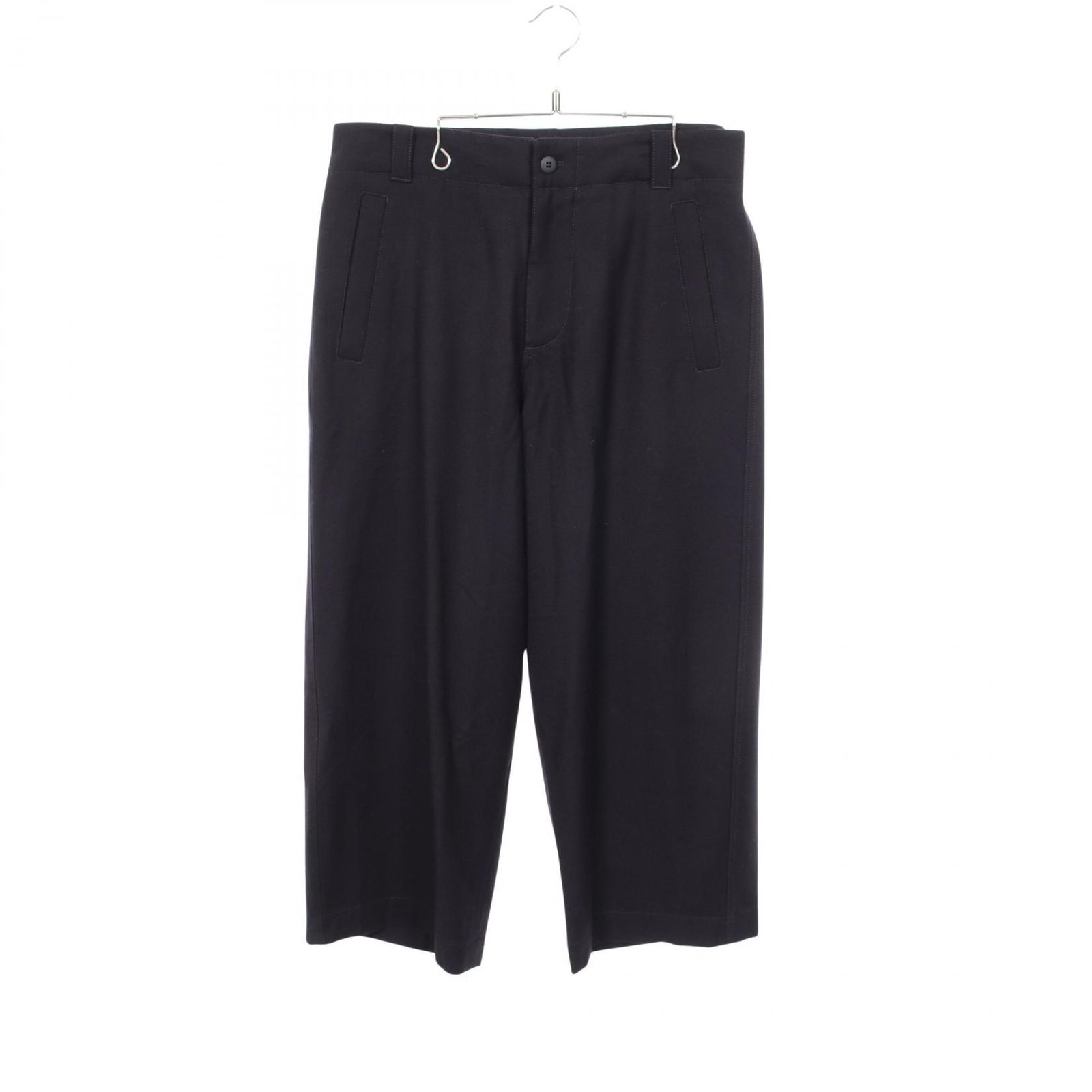 ジョルジオアルマーニ GIORGIO ARMANI パンツ 2WGPP0U7 T0313 ウール ワイドパンツ メンズ Used B 7,622円