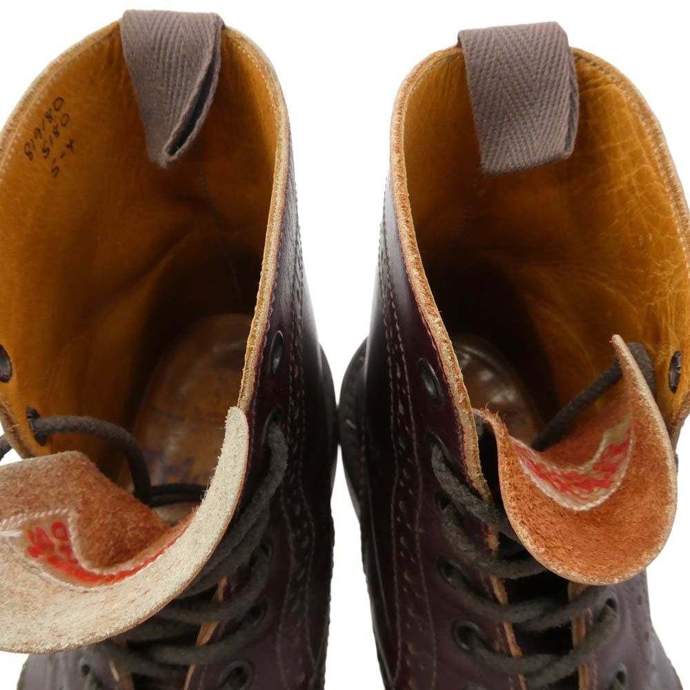Tricker's トリッカーズ 5180 ウィングチップ カントリー ブーツ