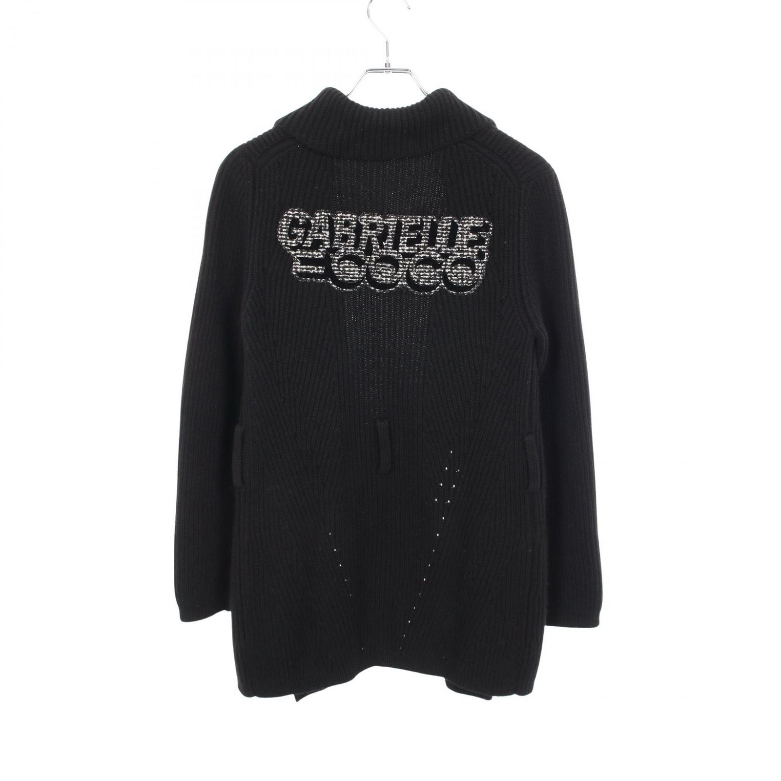 シャネル CHANEL ココマークボタン ニット ブラック カシミヤ ニット 