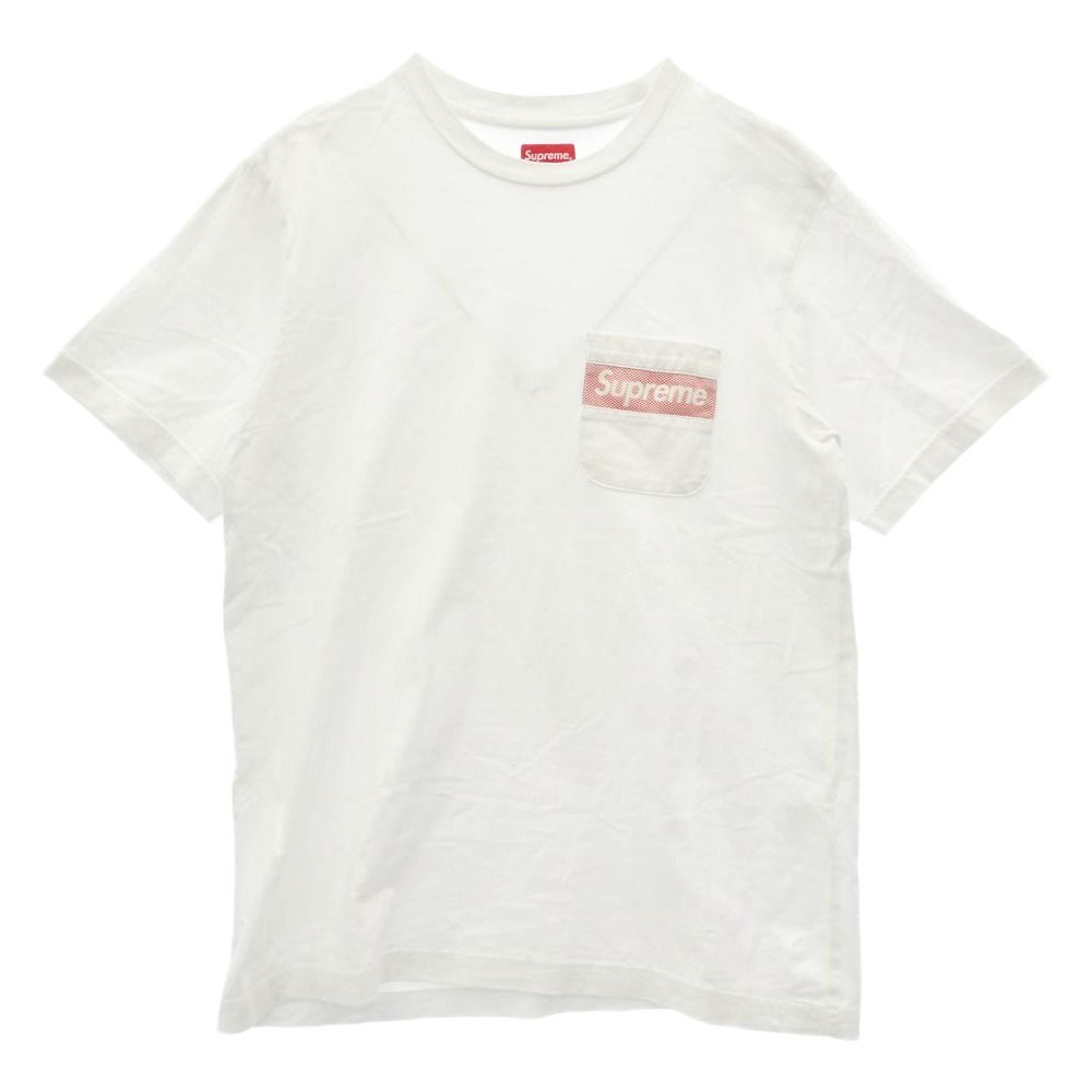 Supreme シュプリーム 19SS Mesh Stripe Pocket Tee メッシュ