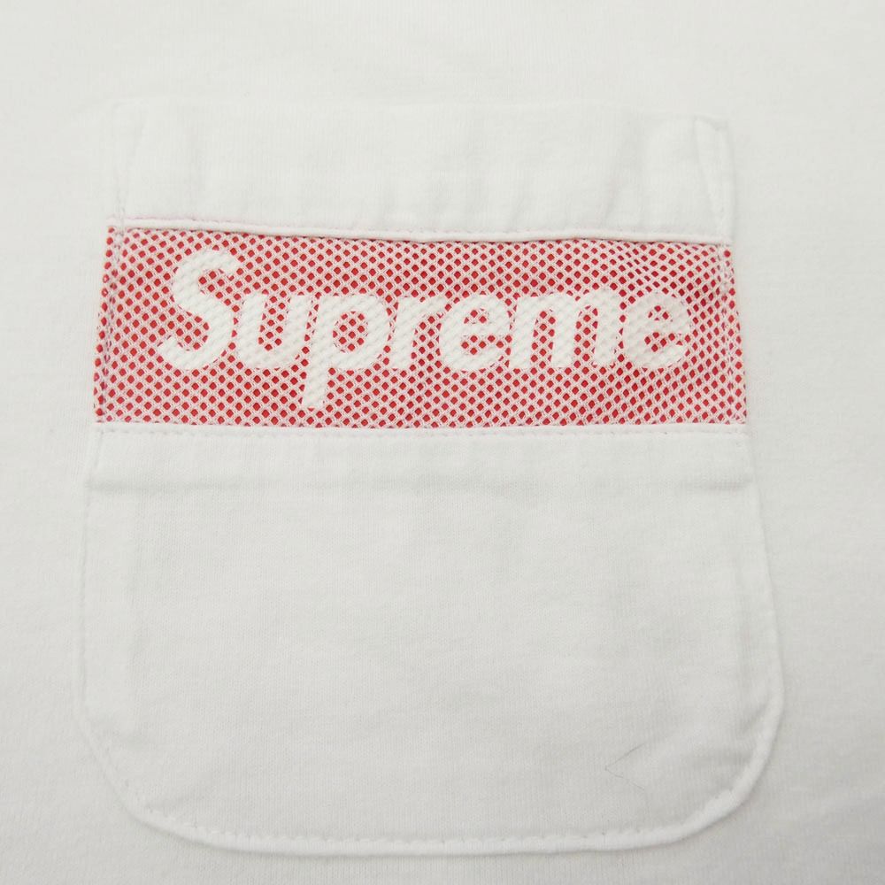 Supreme シュプリーム 19SS Mesh Stripe Pocket Tee メッシュ
