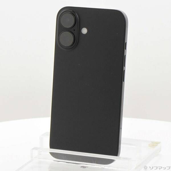 ソフマップ 〔中古品〕 iPhone16 256GB ブラック MYDW3J／A SIMフリー【305】