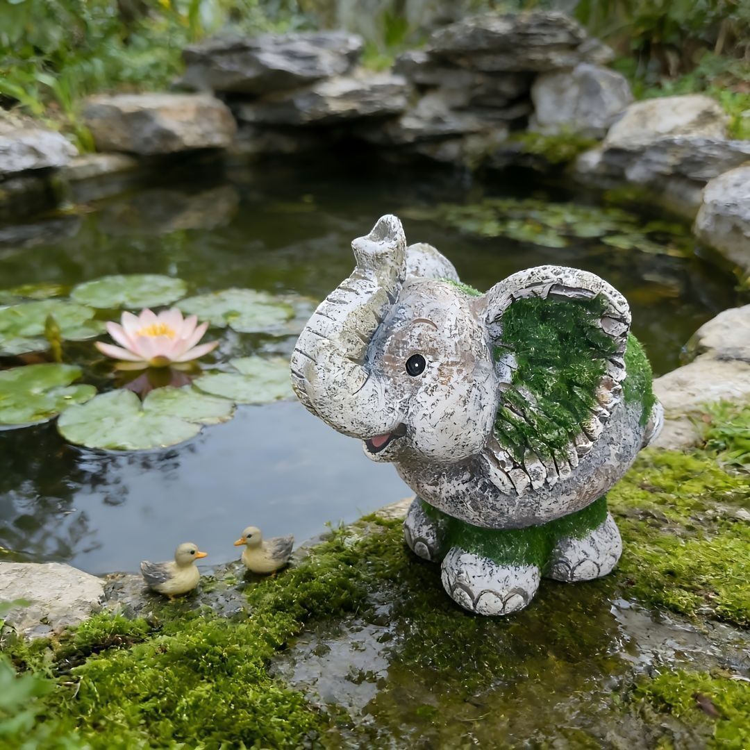 鉢植え 植木鉢 プランター プラントポット フラワーポット ガーデニング 樹脂 屋内 屋外 インテリア 庭 玄関 像 ぞう ゾウ アニマル 多肉植物 サボテン 可愛い ユニークデザイン
