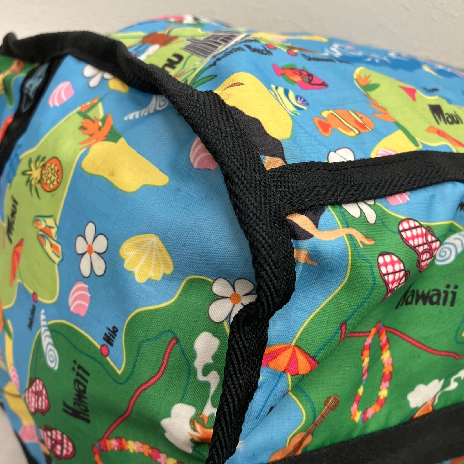 レスポートサック　ハワイ限定　プルメリア　2wayバッグ 2807 LeSportsac レスポートサック 2way ボストンバッグ 旅行用バッグ