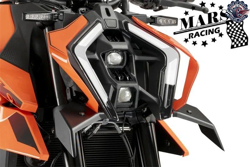 DUKE 990 DUKE990 R 2024 2025 モーターサイクル スポーツ ダウンフォース ネイキッド フロントスポイラー エアロダイナミック ウィング デ