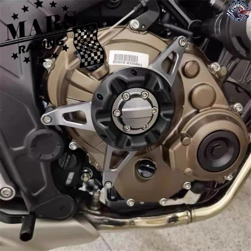 オートバイ用エンジンガードサイドプロテクションカバークラッシュスライダー転倒プロテクターHONDA CB650F 14-20 CB650R 19-20