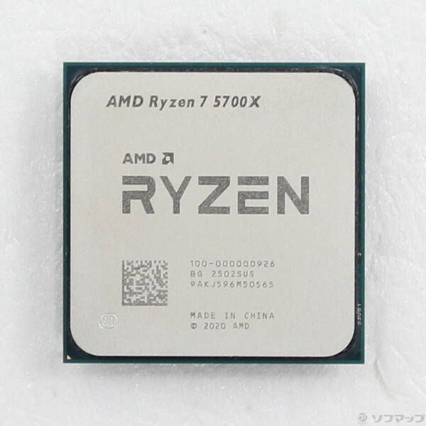 ソフマップ 〔中古品〕 Ryzen 7 5700X 〔3.4GHz／SOCKET AM4〕【344】