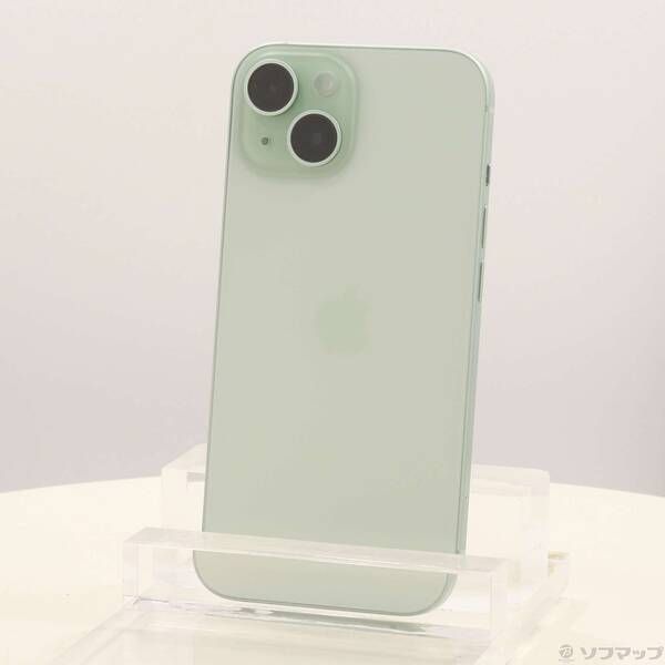ソフマップ 〔中古品〕 iPhone15 128GB グリーン MTMM3J／A SIMフリー【198】