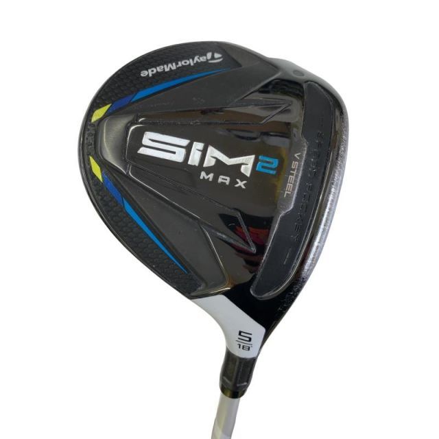 【中古】 テーラーメイド SIM2 MAX 5W フェアウェイウッド FW Speeder 661 EVOLUTION VII (フレックスS) メンズ 男性用 右利き 右用 Cランク ゴルフクラブ