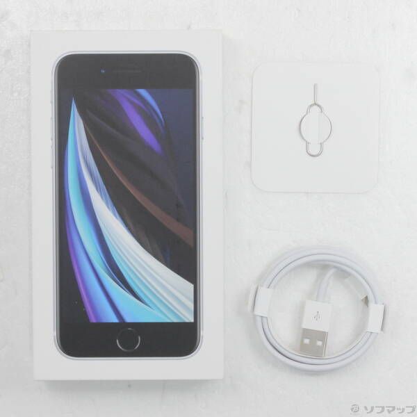 iPhone SE2 64GB ホワイト SIMフリー 中古 - メルカリ