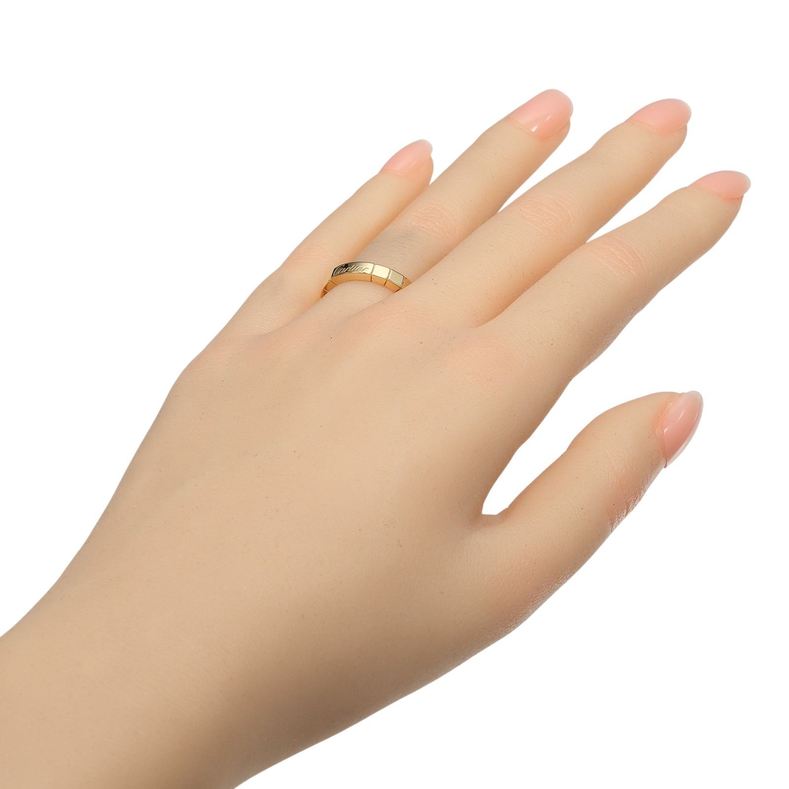 CARTIER】カルティエ ラニエール K18ピンクゴールド 9号 レディース 