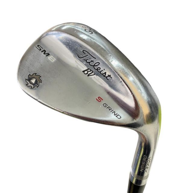 中古】 タイトリスト VOKEY SPIN MILLED SM6 ツアークロム 56°/10°S