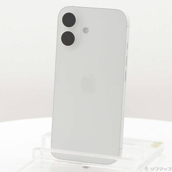 ソフマップ 〔中古品〕 iPhone16 256GB ホワイト MYDX3J／A SIMフリー【262】