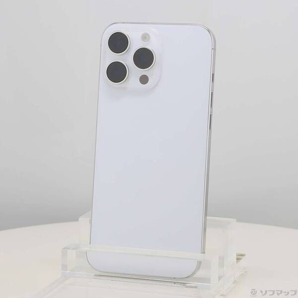 ソフマップ 〔中古品〕 iPhone16 Pro Max 256GB ホワイトチタニウム MYWH3J／A SIMフリー【348】