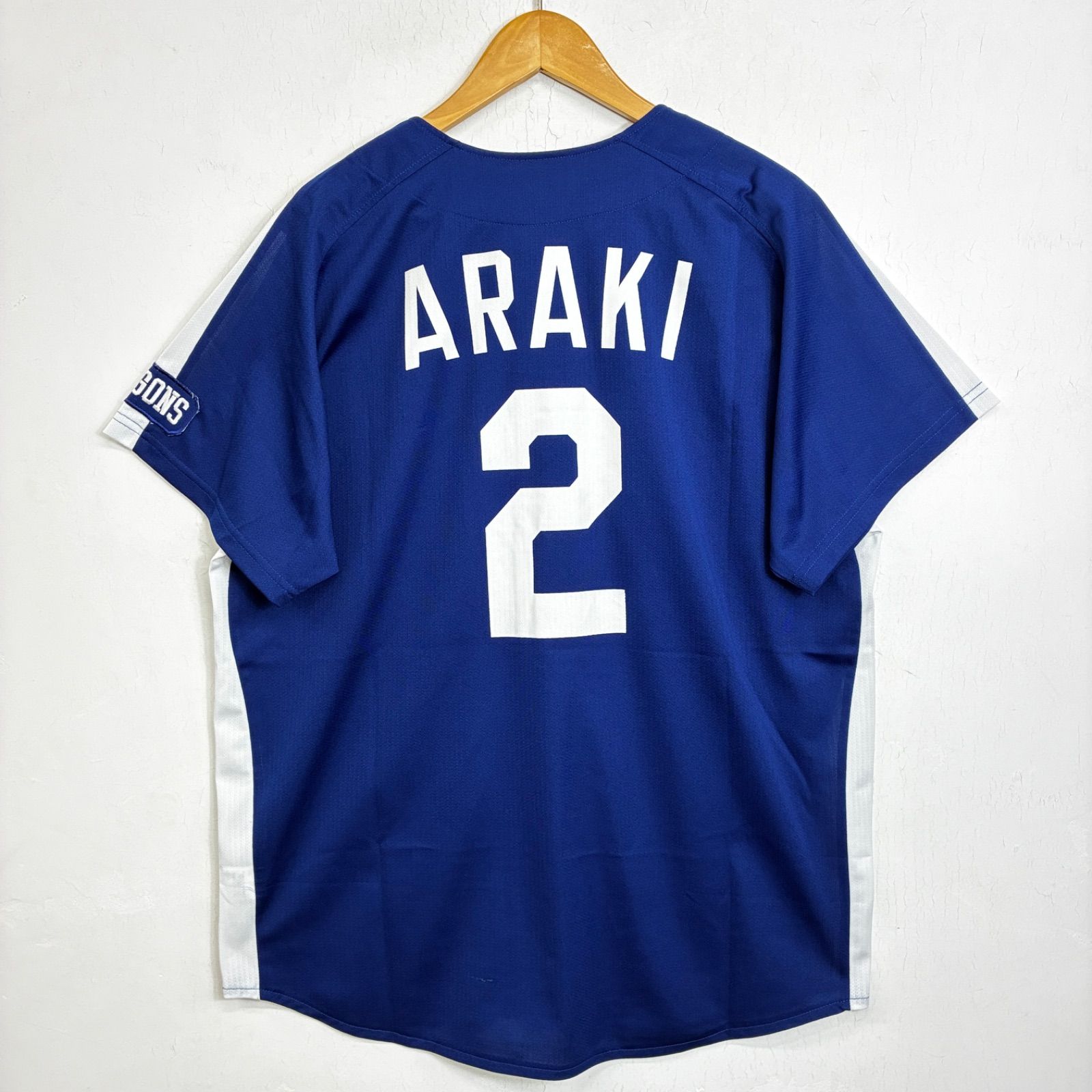 中日 ドラゴンズ DRAGONS ビジター用 レプリカ ユニフォーム ARAKI