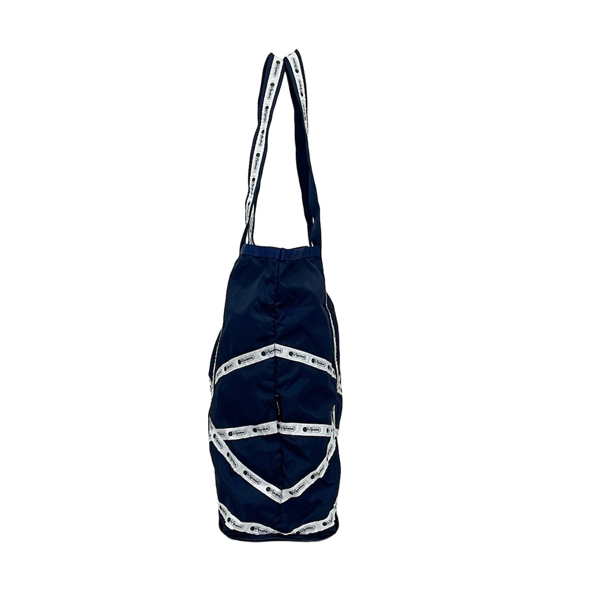 zucca LESPORTSAC ネイビーエコバッグ　未使用 LESPORTSAC(レスポートサック) トートバッグ - ダークネイビー×白