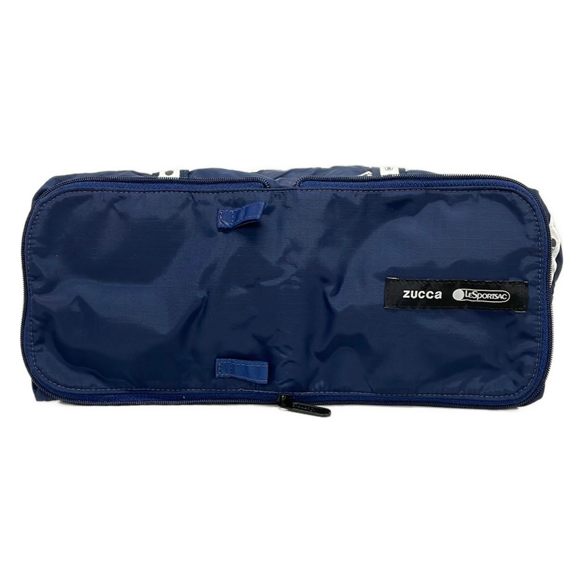 LESPORTSAC(レスポートサック) トートバッグ - ダークネイビー×白