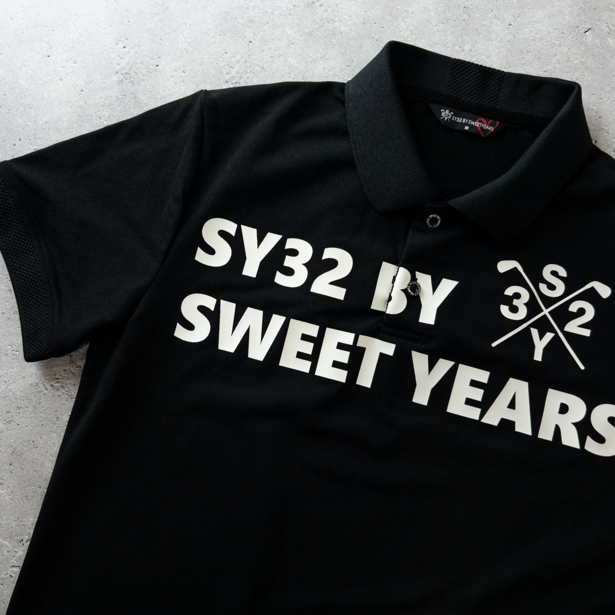 美品 SY32 by SWEET YEARS エスワイサーティトゥ 半袖 ポロシャツ