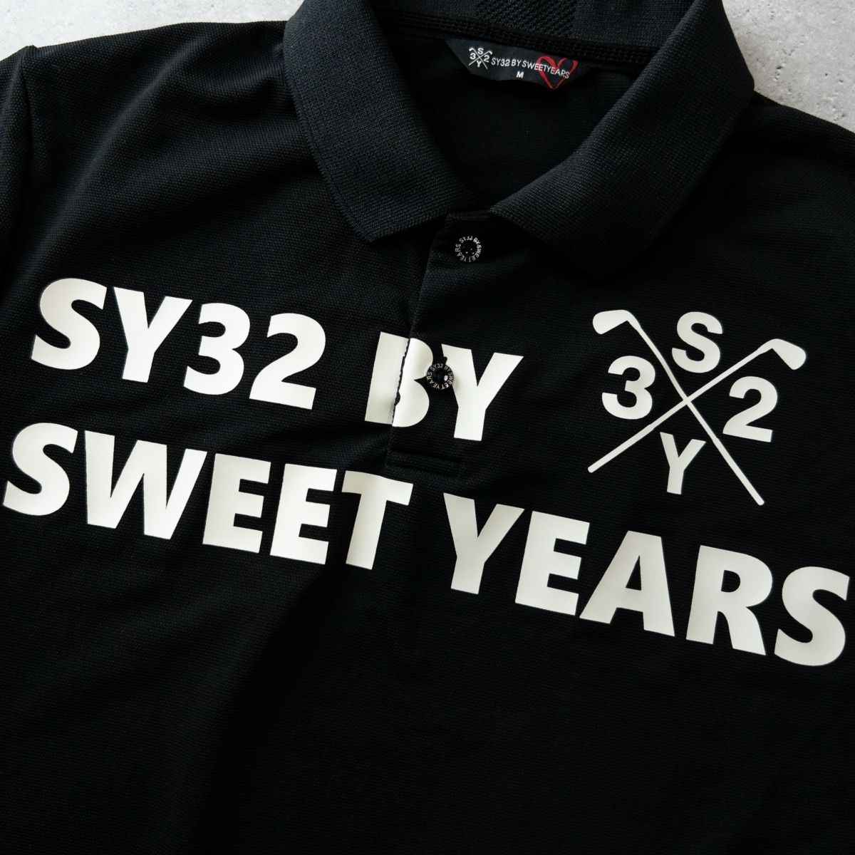 美品 SY32 by SWEET YEARS エスワイサーティトゥ 半袖 ポロシャツ