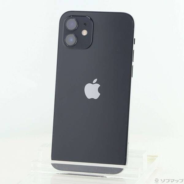 ソフマップ 〔中古品〕 iPhone12 64GB ブラック MGHN3J／A SIMフリー【258】