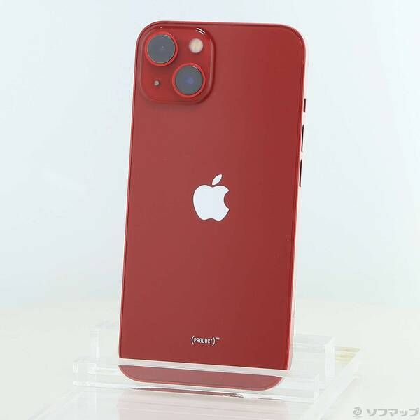 ソフマップ 〔中古品〕 iPhone13 128GB プロダクトレッド MLNF3J／A SIMフリー【258】
