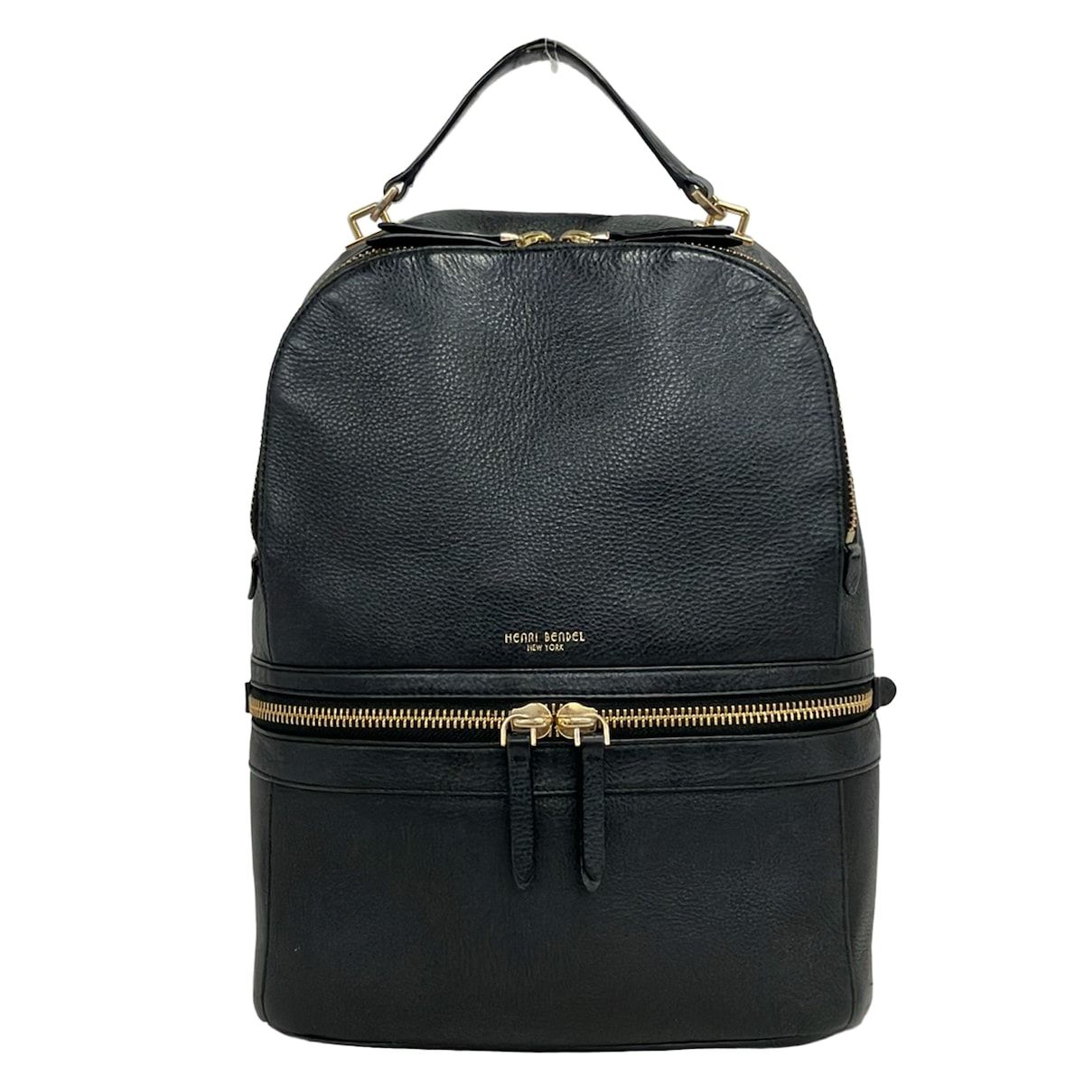 HENRI BENDEL(ヘンリベンデル) リュックサック - 黒 レザー - メルカリ