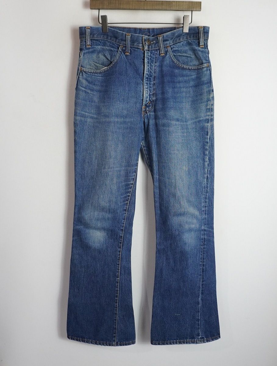Levi's リーバイス646 70s 80s フレア ベルボトムデニム 70s 80s Levi's リーバイス 646 スモールe ジーンズ オレンジタブ 刻印