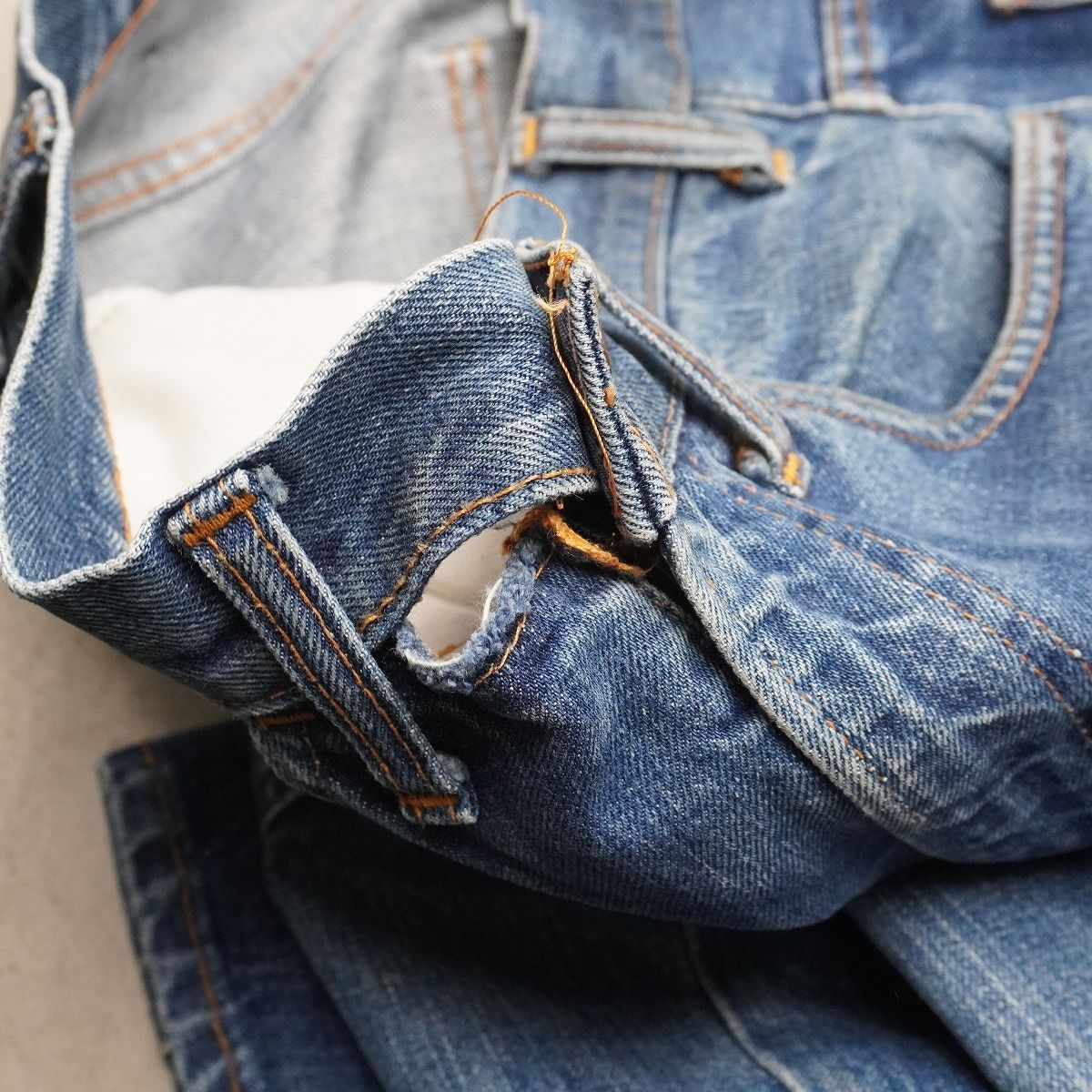 70s 80s Levi's リーバイス 646 スモールe ジーンズ オレンジタブ 刻印